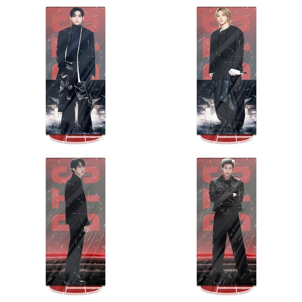 Bts World Tour Acrylic Display With Cnc Cut Seamless Printing For Gift And Decor
