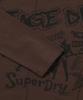Syupeodeulai W British Pintuck Crop Long Sleeve T-Shirt Brown