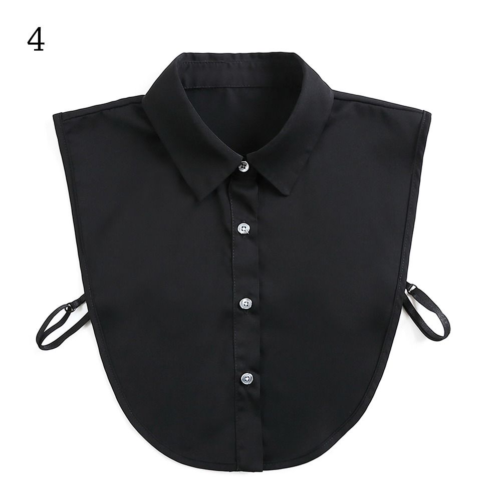 Vintage Classic Chiffon Blouse False Collar Shirt Fake Collar Lapel Clothes Accessories