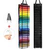 Roll Storage Rack Sturdy Vinyl Roll Holder Bag Vinyl Storage Organizer for Craft Room 24/48-Compartments Easy To Use