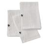 Serviettes De Table - Soline - Blanc - 100% Lin - 40x40 Cm - OEKO-TEX