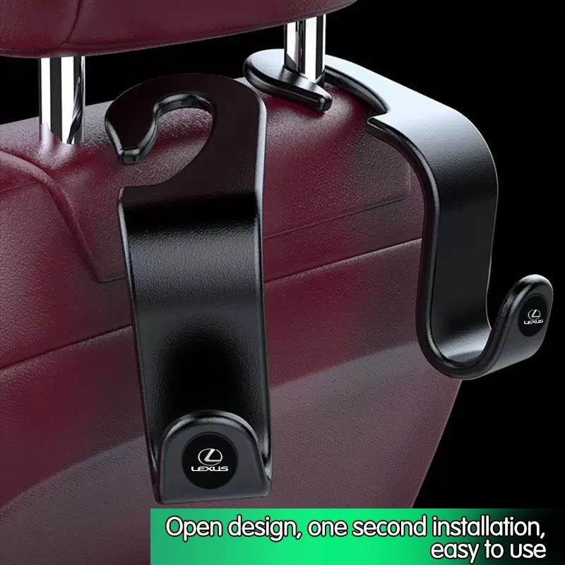 2026 Hot Interior Stickers Car Headrest Hooks Hanger For Lexus ES240 ES250 ES350 IS250 IS300 RX270 GS NX300 RX300 RX350 RX400H S
