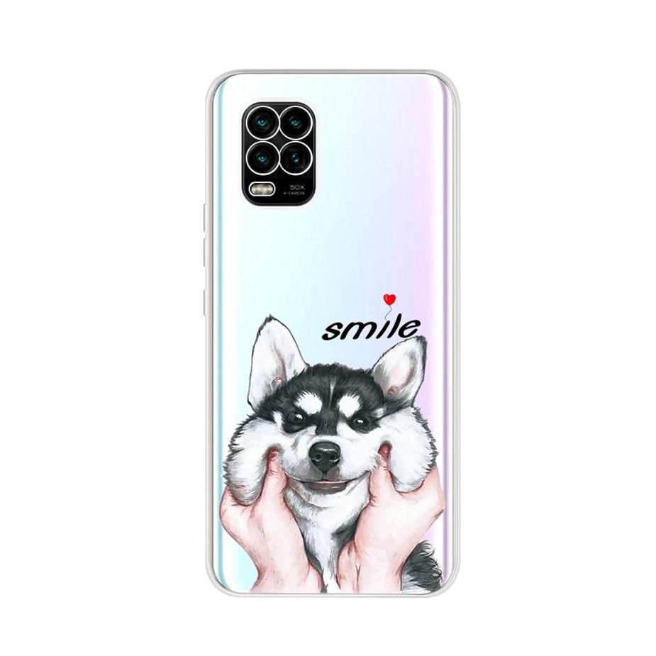 For Xiaomi Mi 10 Lite 5G Case Cute Cat Butterfly Soft Silicone Phone Cases For Xiaomi Mi 10 Lite 10Lite Back Cover Fundas Bumper