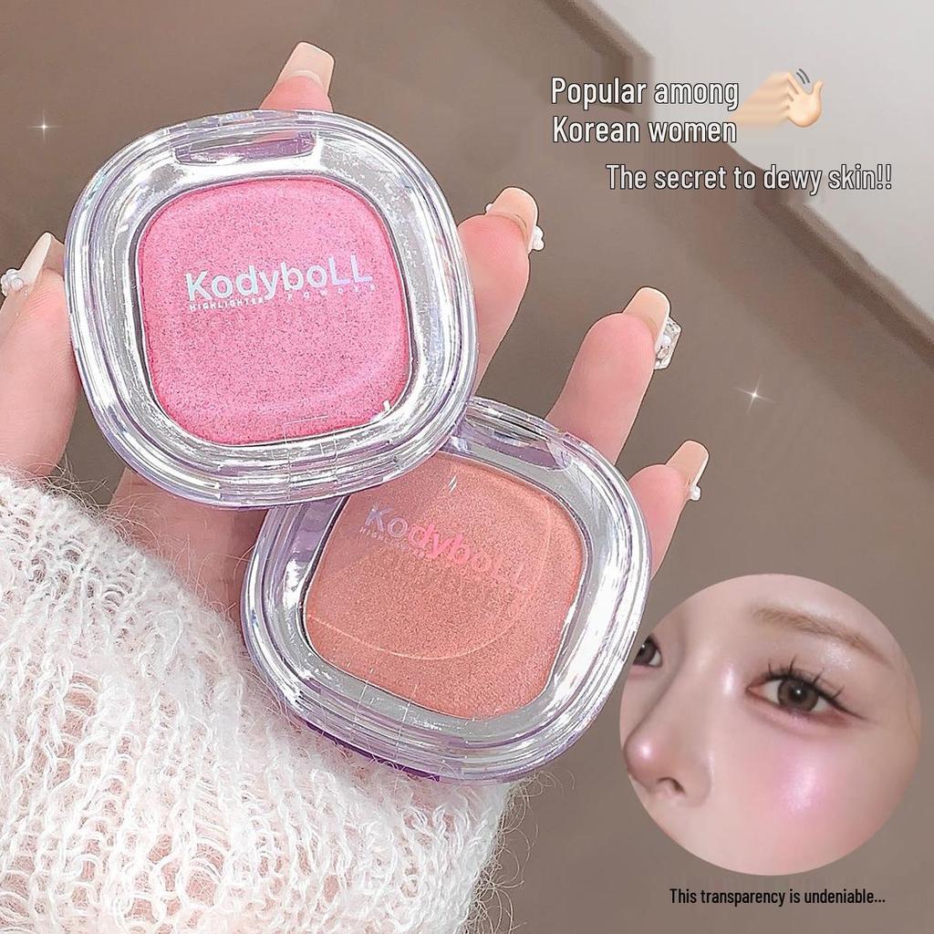 KodyboLL Translucent Pearl Sparkle 3D Brightening Highlighter Blush