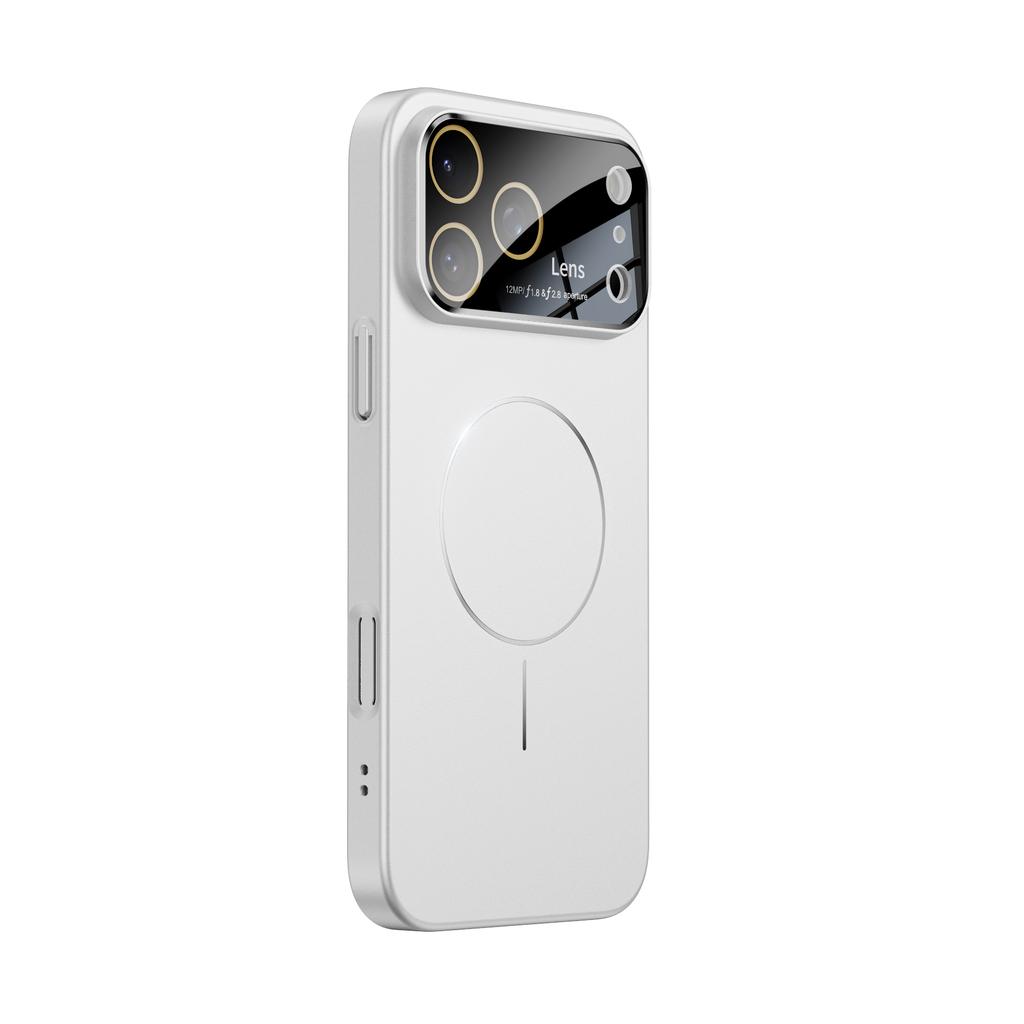 For iPhone 17 Pro Max Case Rubberized Skin Touch Magnetic PC Phone Cover Compatible with MagSafe