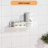 Punch-Free Wall-Mounted Kitchen Storage Rack: Multi-Functional Plastic Wrap Holder & Refrigerator Shelf