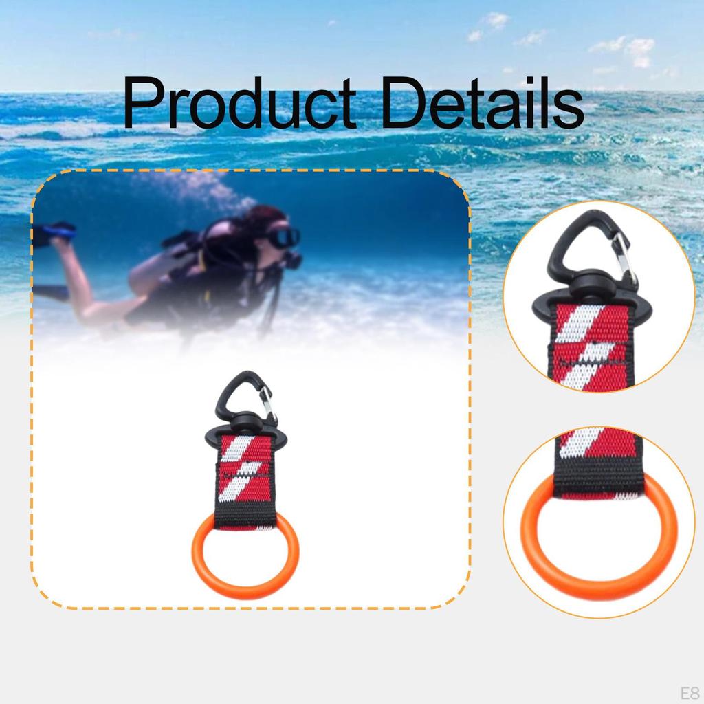 Diving Mouthpiece Keeper, Holder with Clip for Outdoor Activities