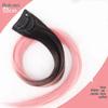 Gradient Ear-Hanging Highlight Hair Extensions - Dopamine Style, Internet Celebrity Inspired, Seamless Natural-Looking Colored Hair Pieces
