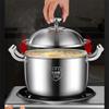 316 Stainless Steel Household Cooking Congee Steamer Uncoated Extra Thick Thickened Soup Pot Large Capacity Stew Pot Hot Pot