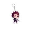 Demon Slayer Double-Sided Acrylic Keychain: Tanjiro, Nezuko, Zenitsu, Shinobu, Giyu Pendant