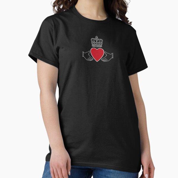 Simple Minds Claddagh - grey red Classic T-Shirt