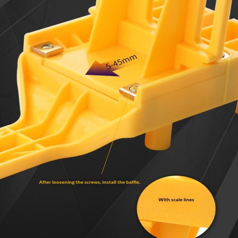 For Carpentry Straight Hole Locator Clamp Woodworking Dowel Handheld Drill Guide And Hole Saw Tool 6/8/10Mm Drill Bit