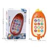 609 Ice Lolly Shape Teether Musical Telephone Baby Early Learning Phone Toy with Music and Light