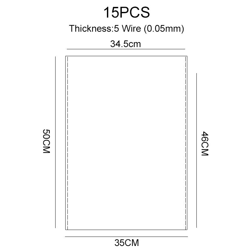 Transparent Self-sealing Jewelry Accessories Candy OPP Self-adhesive Bag Packaging Resealable Gift Cookie Packaging Bag
