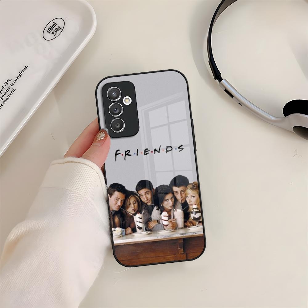 Friends TV Show Phone Case Glass For Samsung S24 S26 S23 S20 S25 S21 S22 Ultra Fe Plus A05 A06 A16 A26 A36 A56 Coque