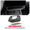 Under Center Console Screen Storage Box For Tesla Model 3/Y 2019-2023 Center Console Hidden Fold Able Car Storage Organizer Tray