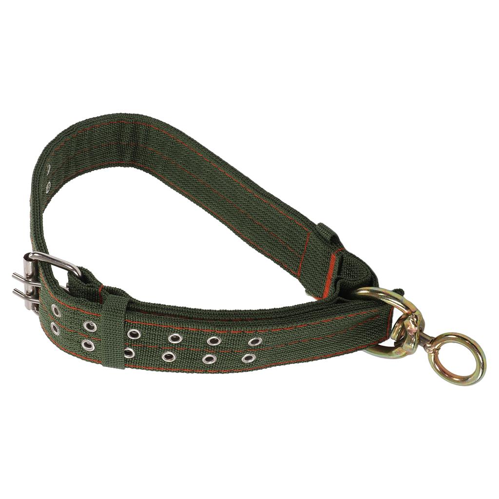 Cow Collar Adjustable 4 Layer Canvas Calf Collar with 2 Rows Metal Buckle for Horse Sheep Cattle Dog