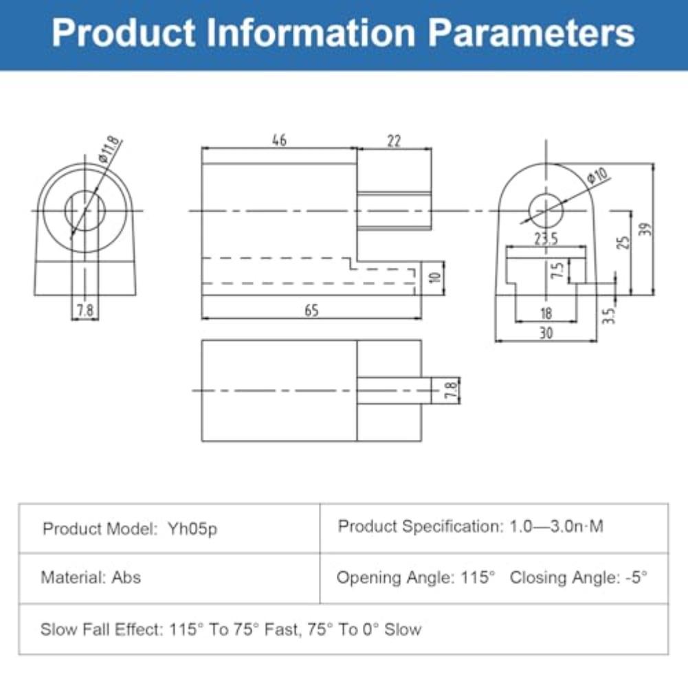 Toilet Seat Hinges ABS Toilet Hinges Soft Close Toilet Lid Replacement Parts Toilet Seat Attachment Set Bathroom Accessories China Mainland