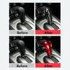 1x Glossy Carbon Fiber Car Inner Gear Shift Knob Handle Cover For Camaro 2012