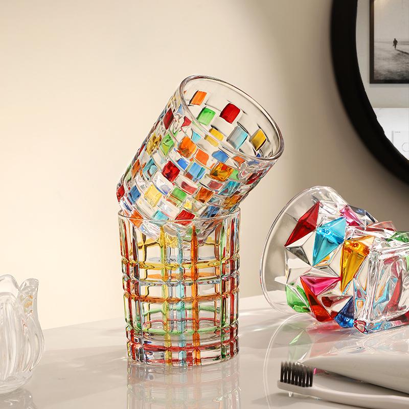 Luxury Glass Toothbrush and Mouthwash Cup Set for Couples