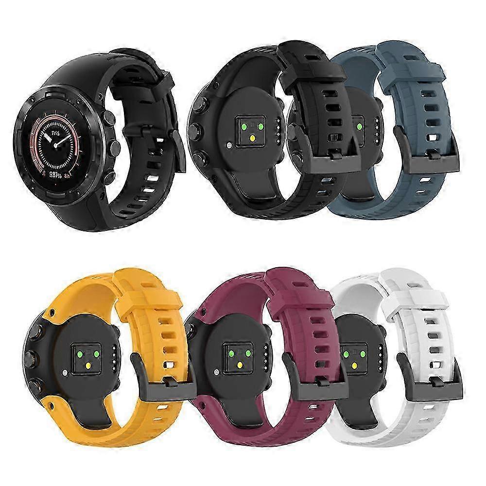 Flexible watch strap compatible with Suunto 5 - comcompatible withtable silicone band
