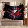 FC Utrecht  Personalized Fleece Blanket With Football Logo, Custom Name Text Soft Warm Home Throw Blanket