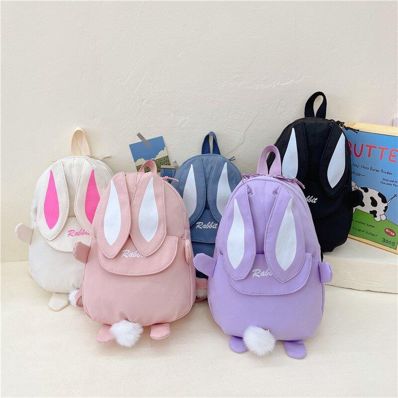 Children's backpack new fashion casual girls kindergarten travel small schoolbag cartoon cute bunny backpack