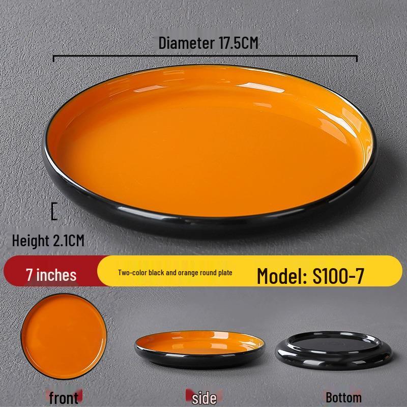 Melamine Nordic Style Cold Dish & Stir-fry Plate for Restaurants and Hotels