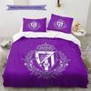 Real Valladolid Pattern Bedding Quilt Set  Home Decoration  Gift (1 * duvet cover + 2 * pillowcase  without core)