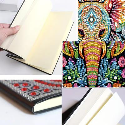 DIY-Tagebuch in Sonderform, Skizzenbuch, DIY-Notizbuch in Sonderform, Diamantmalerei, Diamantkunst-Tagebuch für Erwachsene und Kinder