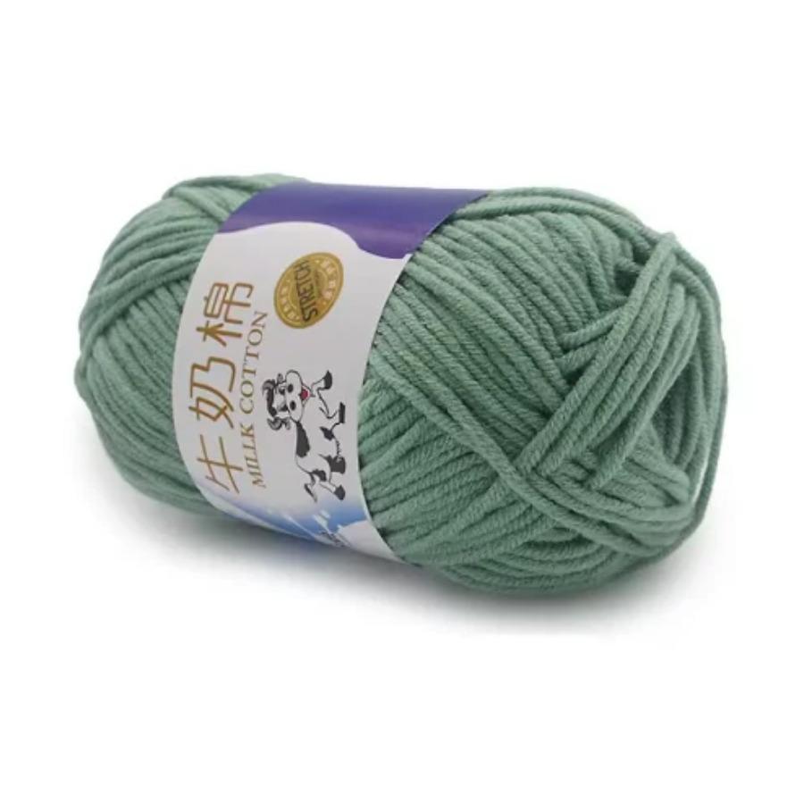 1Pc 50g Crocheting Milk Cotton Yarn Hand Knitting Sweater Blanket Hat Threads Crochet Amigurumi Bag Line 95m
