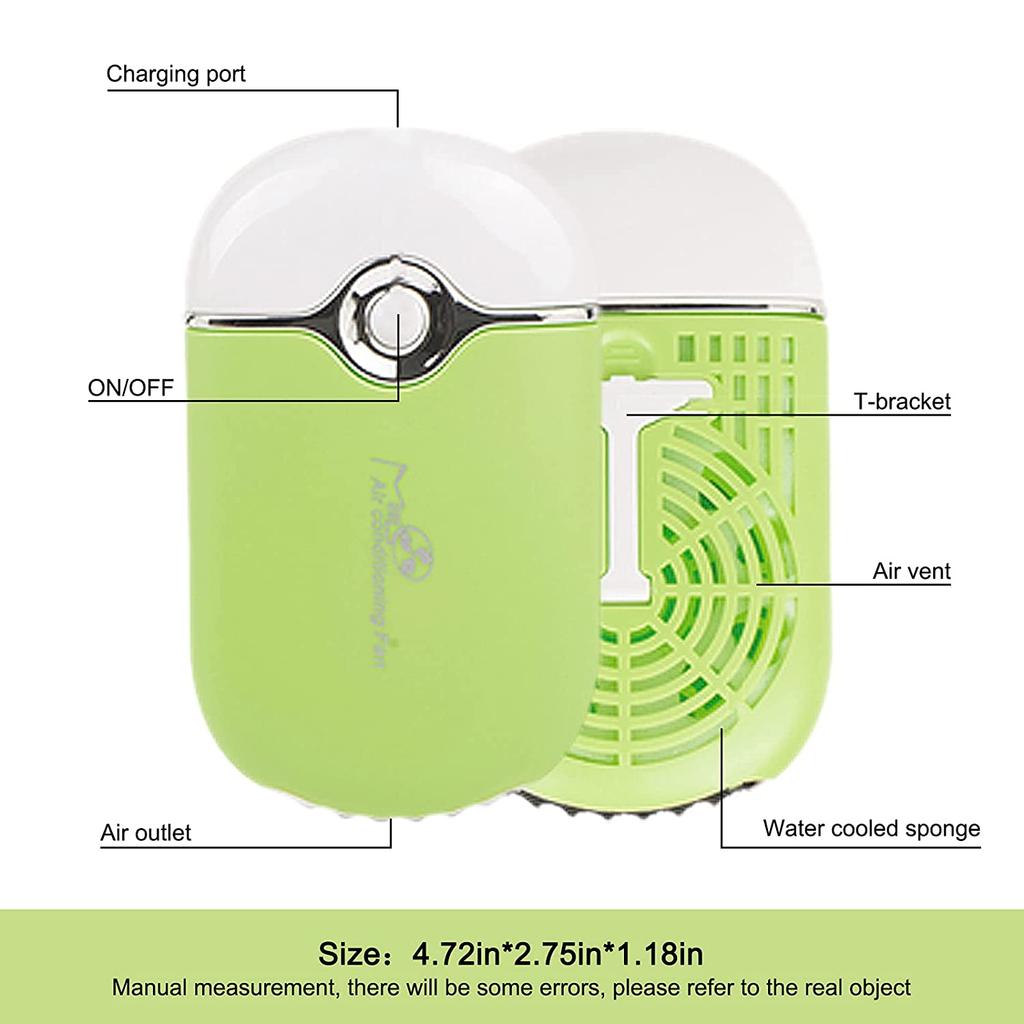 RTS1 Eyelash Fan Rechargeable Handheld Mini Fan Lash Dryer With Built in Sponge Perfect for Eyelash Extension Application