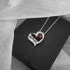 Love Letter Necklace Women'S High-End Simple, Heart-Shaped Mom Zircon Pendant Jewelry