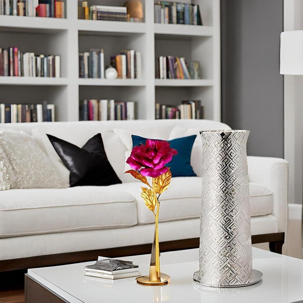 Künstliche Rose, Samtbox für Ihn, Sie, Freundin, Freund, Ehemann, Ehefrau, Mutter, Schwester Valentinstagsgeschenk