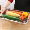 2 Stück Langlebiger Back- und Abtropf-Kühlrost Praktischer Edelstahl-Kühl- und Backrost für Gesundes Kochen