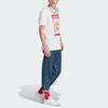 adidas Originals Letter Print Rundhals Kurzarm T-Shirt Herren Oberteile Weiß IP5552