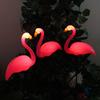 Pink Flamingo Solar Garden Light Outdoor Courtyard Decoration Lantern Standing Lawn Decor Light Waterproof Landscape Yard Light