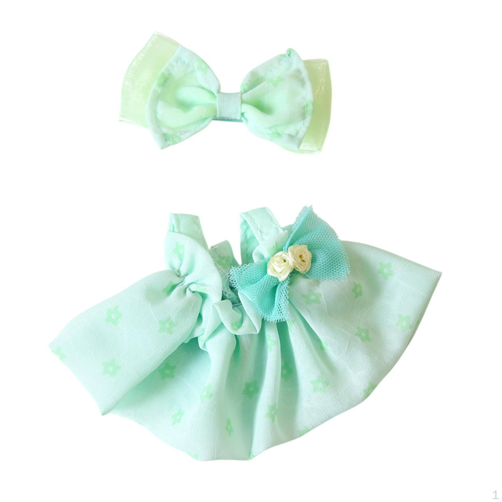 

Очаровательная плюшевая кукольная одежда, симпатичная одежда, аксессуары для игрушек своими руками, реквизит для фотосъемки зелёный