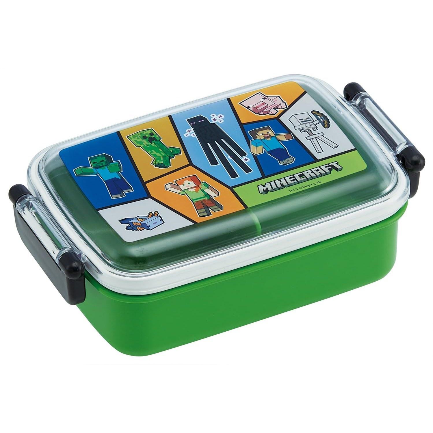 Skater childrens lunch box 1 layer 450ml fluffy dome shape antibacterial made Japan Minecraft 25 boys RBF3ANAG