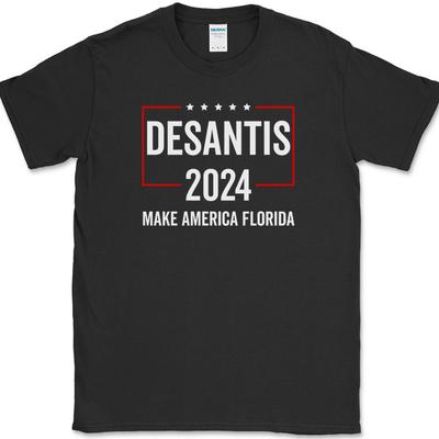 DESANTIS 2024 Mach Amerika Florida T-Shirt Lustiges Politisches USA Wahl T-Shirt