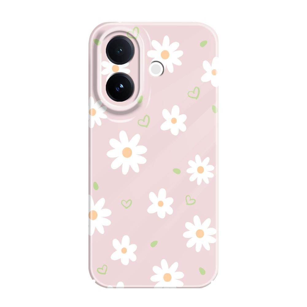 Tender Daisy Phone Case For VIVO V60 V50 V40 Lite V27 V25 V23 V23E V20 Pro 4G 5G Film Hard Cover