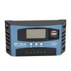 PV Controller with Duel Voltage Regulator LCD Multiple Protection MPPT Solar Panel Controller 12V 24V 30A