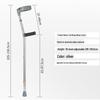 F-shaped Aluminum Alloy Elbow Crutches for Rehabilitation