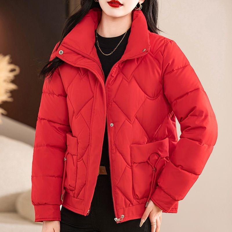 Warm and Comfortable Women's Short Cotton Jacket for Winter Fashion Thickened Coat