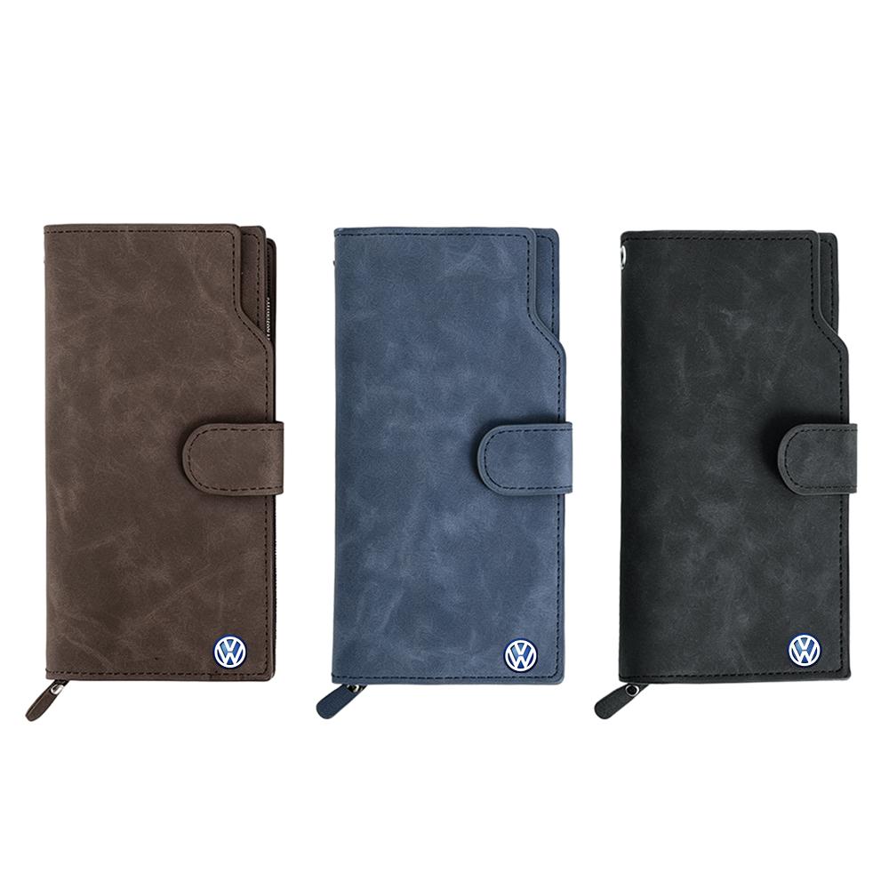 T30Car Styling Driver License ID Card Holder Storage Bag Wallet Valve Cap For Volkswagen Rline GTI Passat Touran CC MK4 Jetta Bora