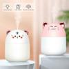 New Desktop Humidifier With Colorful Atmosphere Light 250ml Capacity Cool Mist Aroma Diffuser Home Bedroom Humidifier Purifier