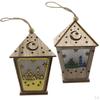 Festival Hanging Light Ramadan Eid Mubarak Decorations Wooden Ornaments led and table Lamp