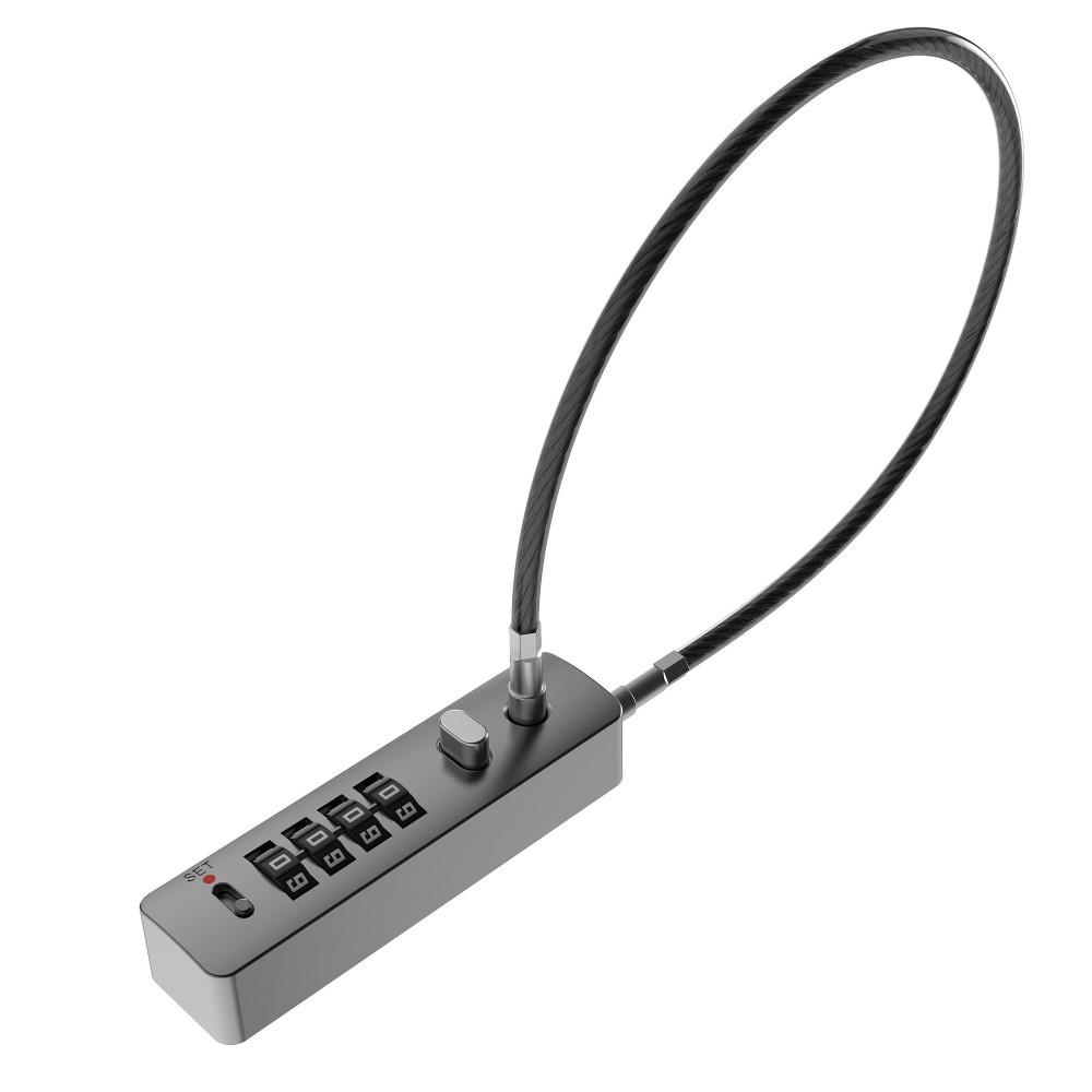 Anti-theft Password Padlock 4 Digit Combination Door Locker Useful Cable Lock  Hardware Accessories