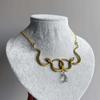 Wrapped Double Snake Necklace