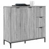 Sideboard Grey Sonoma 89.5 x 33 x 82 cm Particleboard